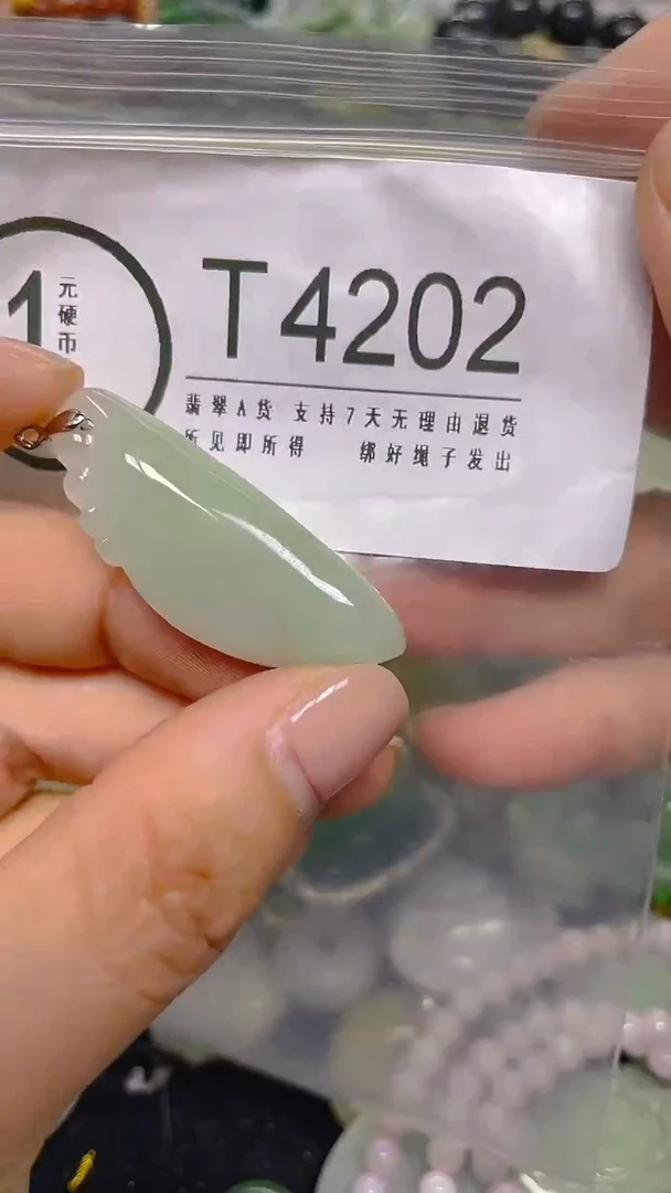颈饰未镶嵌翡翠/ T /翡翠A货，一件也是批发价