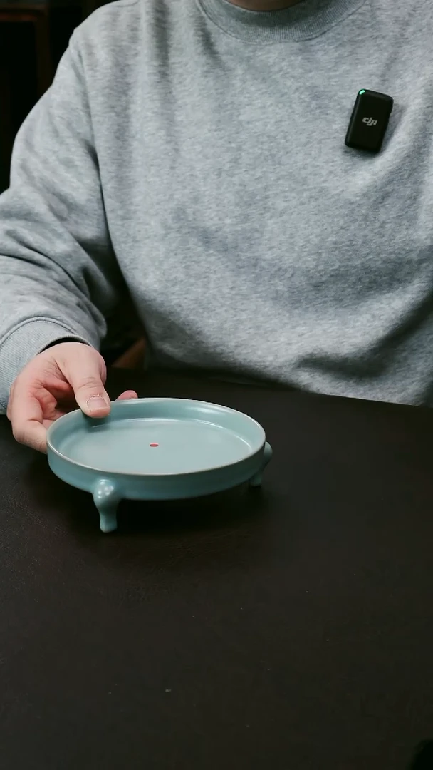 【闪购商品】其他汝官窑中号三足笔洗+17