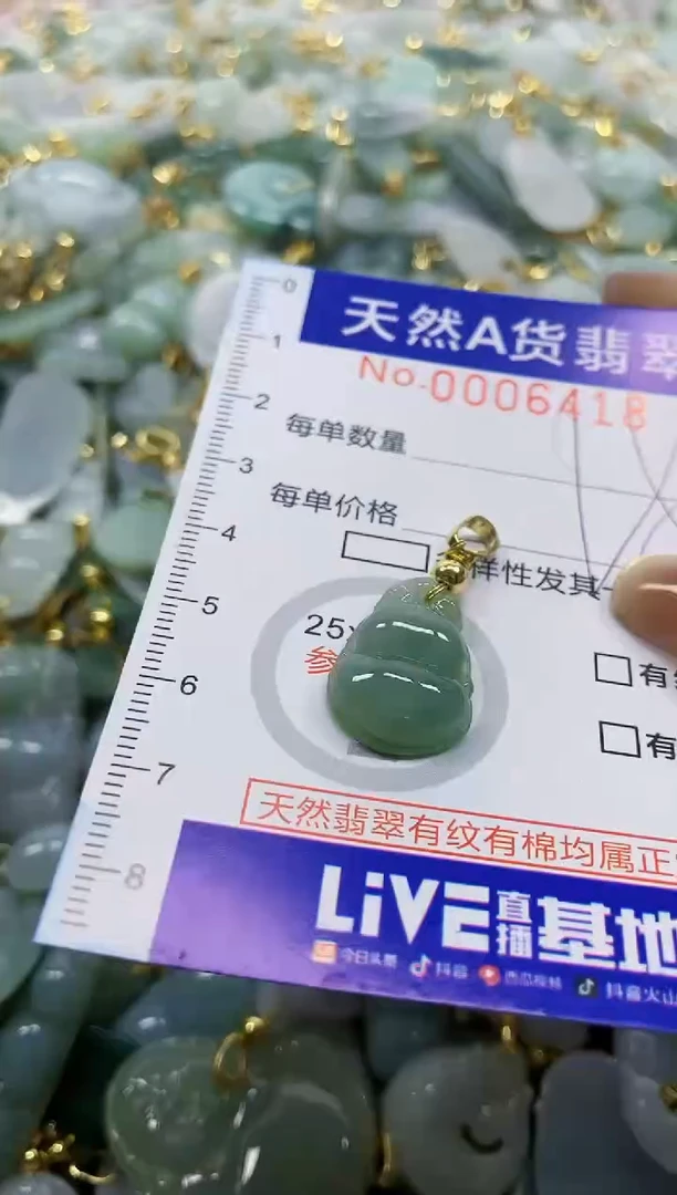 颈饰未镶嵌翡翠天然A货翡翠