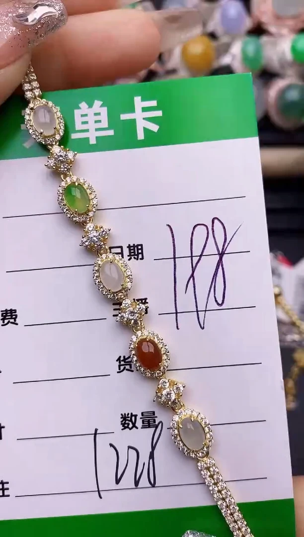 【闪购商品】翡翠戒指银S925镶嵌1228