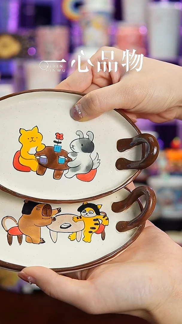 杯子瓷Y791景德镇手工手绘杯子摆件