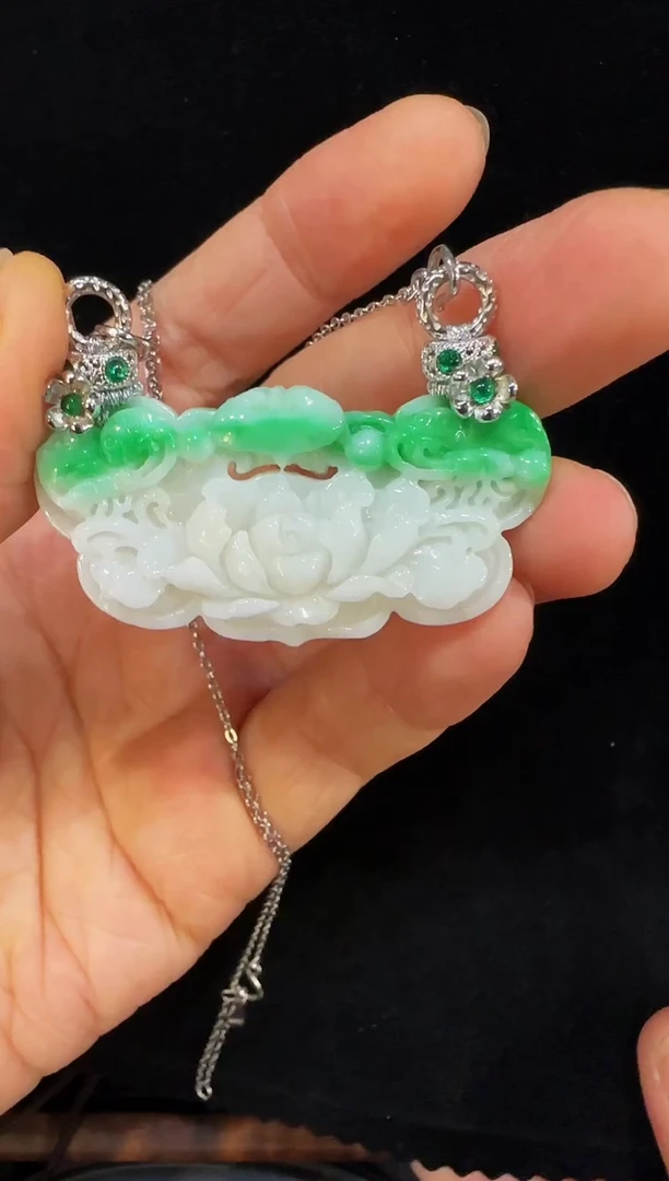 颈饰未镶嵌翡翠国风