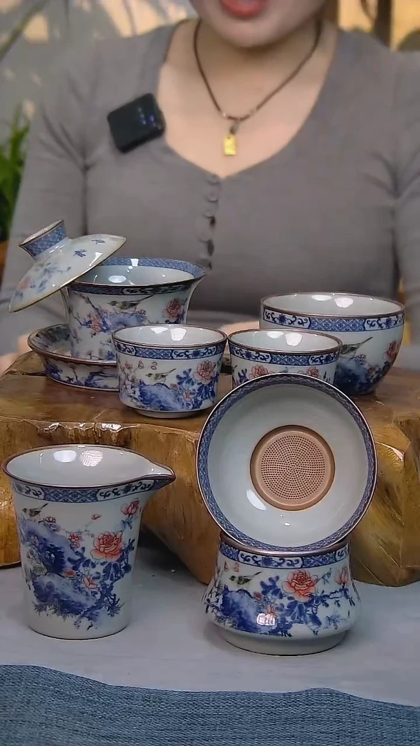 6件套陶瓷茶具家用简装系列