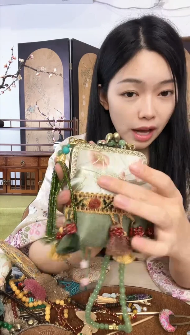 刺绣古典头饰步摇女清新发簪原创设计简约饰品民族风可爱
