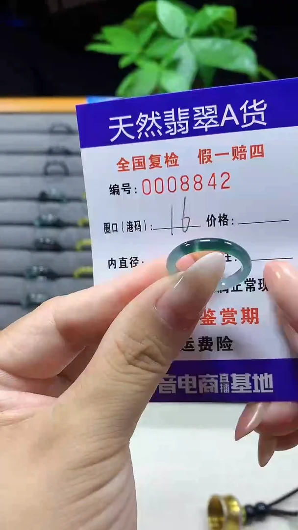 未镶嵌戒指翡翠8842天然翡翠A货