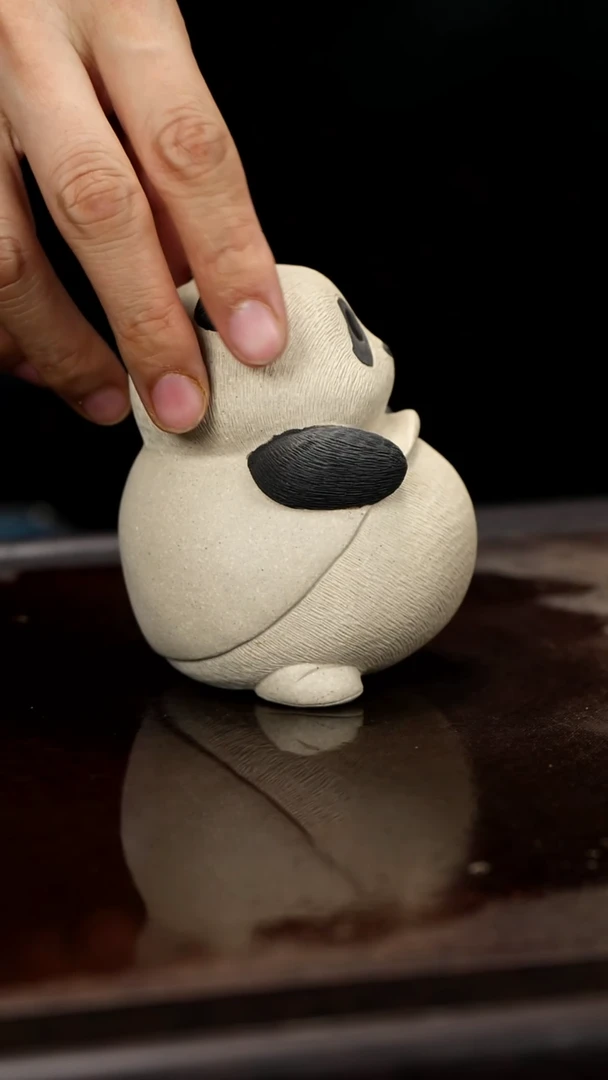 紫砂茶宠紫砂熊猫