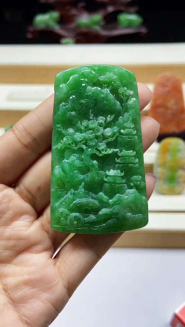 未镶嵌挂件翡翠翡翠A货