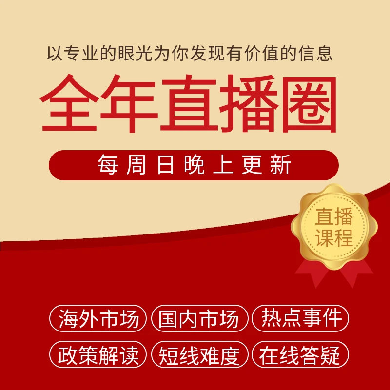 全年内部直播圈-行情分析 大盘分析 热点解读-直播课程