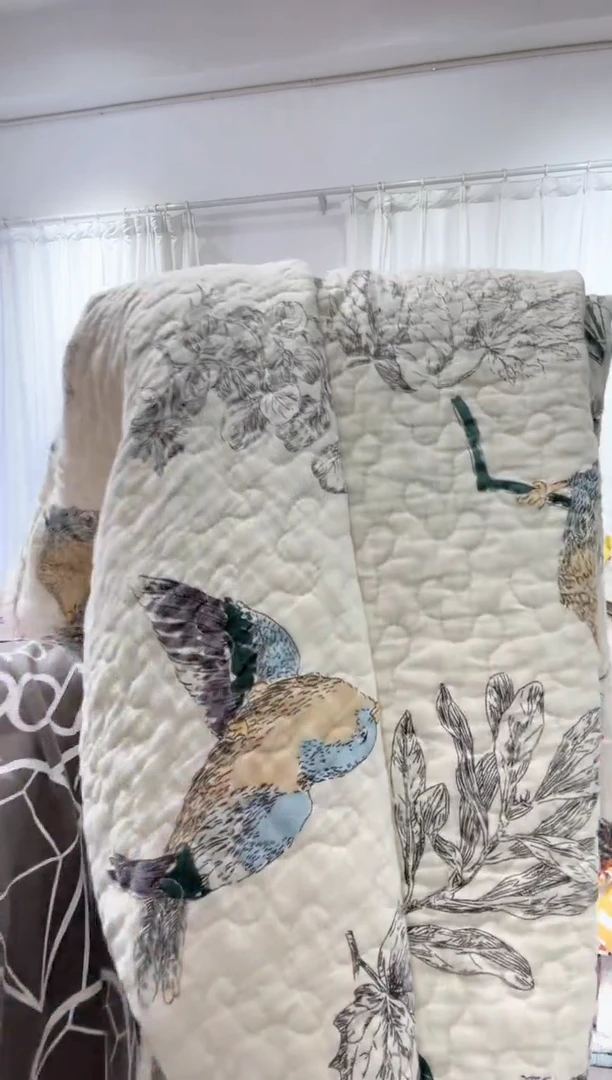 棉220*240纯棉床盖23号微瑕