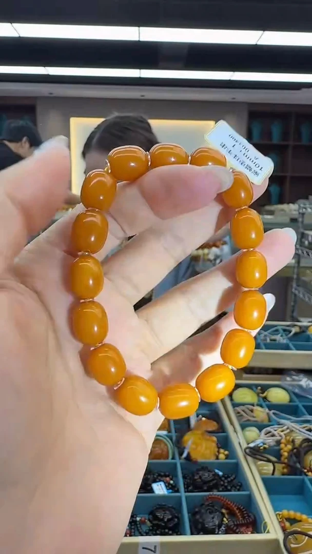 手链琥珀未镶嵌276秒拍号 假一罚三 10mm