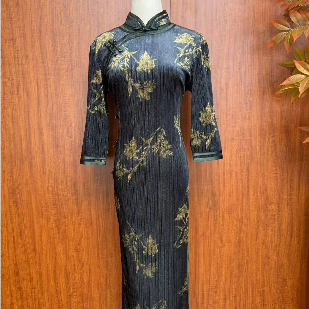 【织金提花】2024年秋季新款复古百搭大方日常旗袍