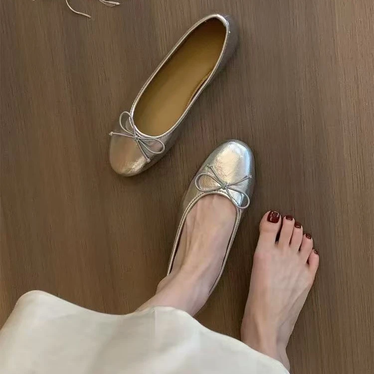 透气休闲鞋一脚蹬纯色皮鞋方头单鞋粗跟低跟舒适耐磨浅口时尚百搭