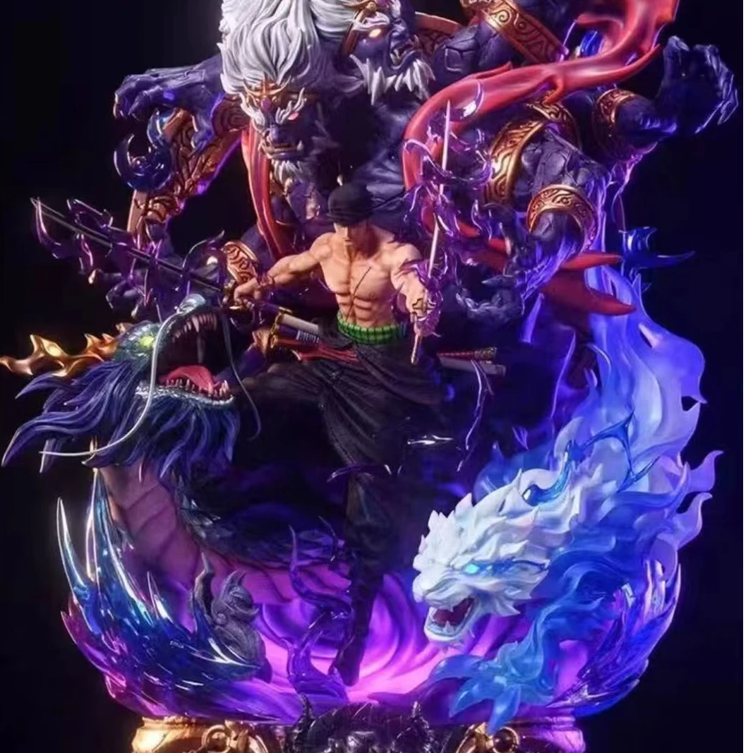 高配版 海贼王 地狱修罗索隆 手办 摆件