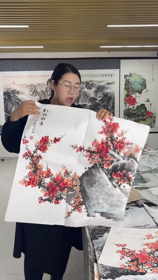 国画丹青专属福利-红梅