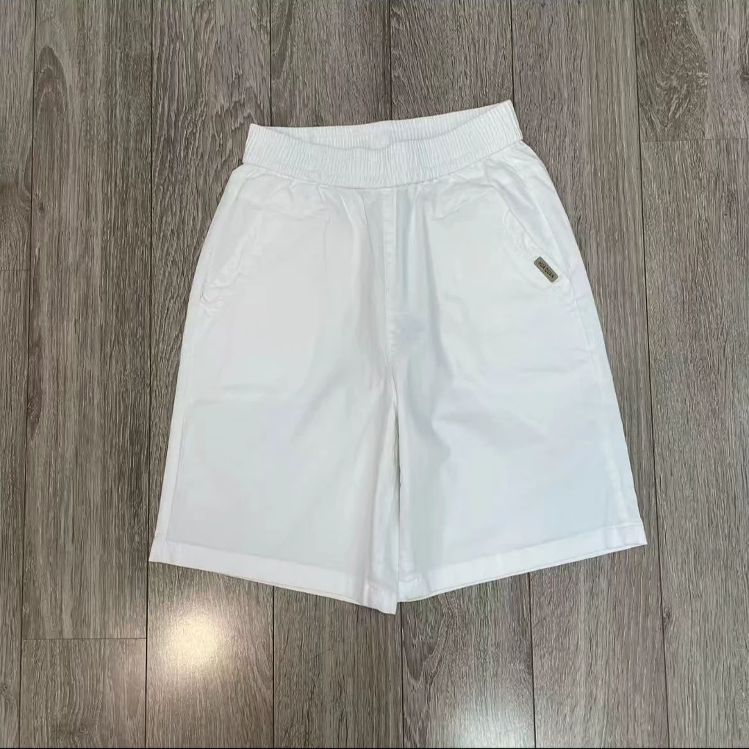 新款显瘦洋气2025休闲短裤夏季薄款宽松轻薄松紧高腰百搭五分裤女