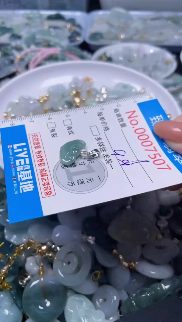 吊坠(不含链)未镶嵌翡翠7507