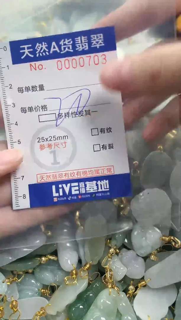 颈饰未镶嵌翡翠天然a货翡翠