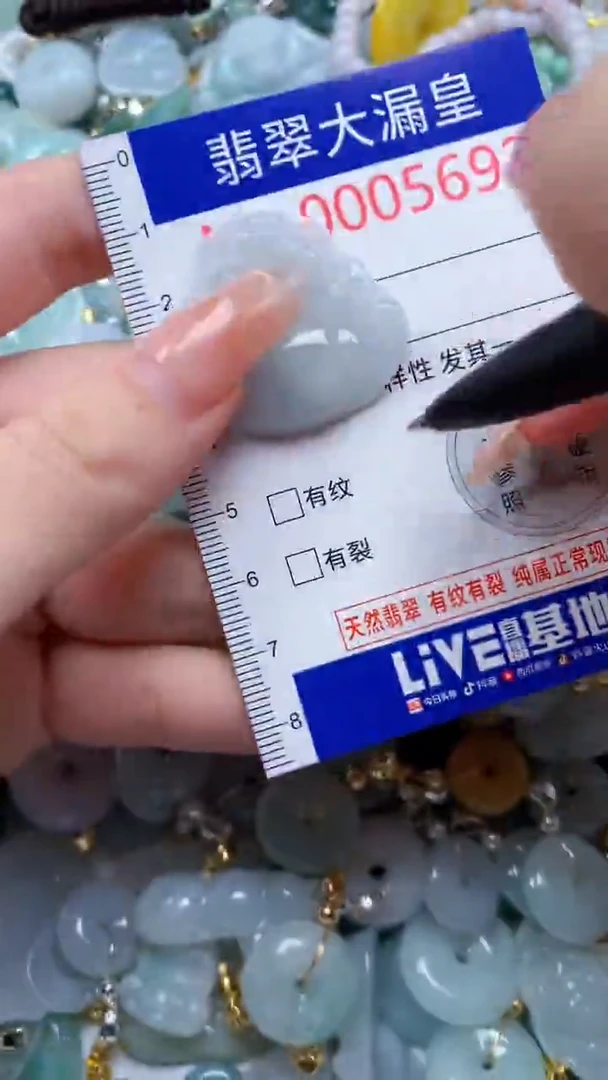 翡翠未镶嵌吊坠(不含链)5692