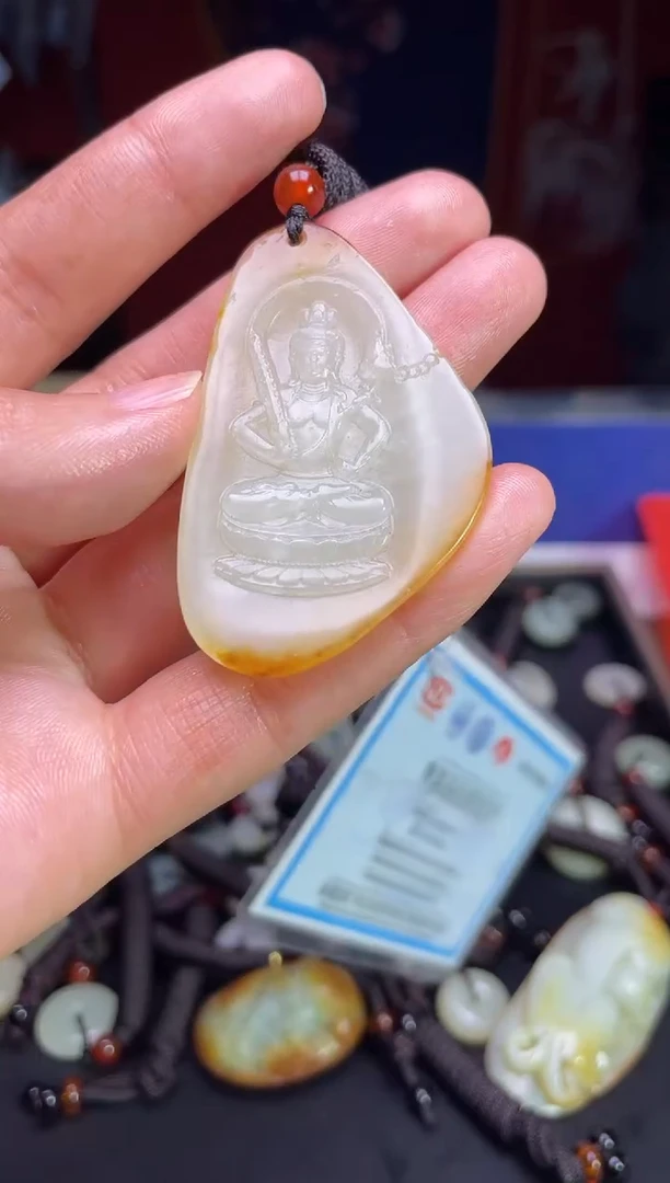 颈饰未镶嵌和田玉123