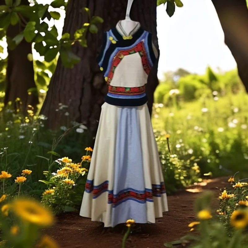 傈僳族新款女装套装民族风裙子