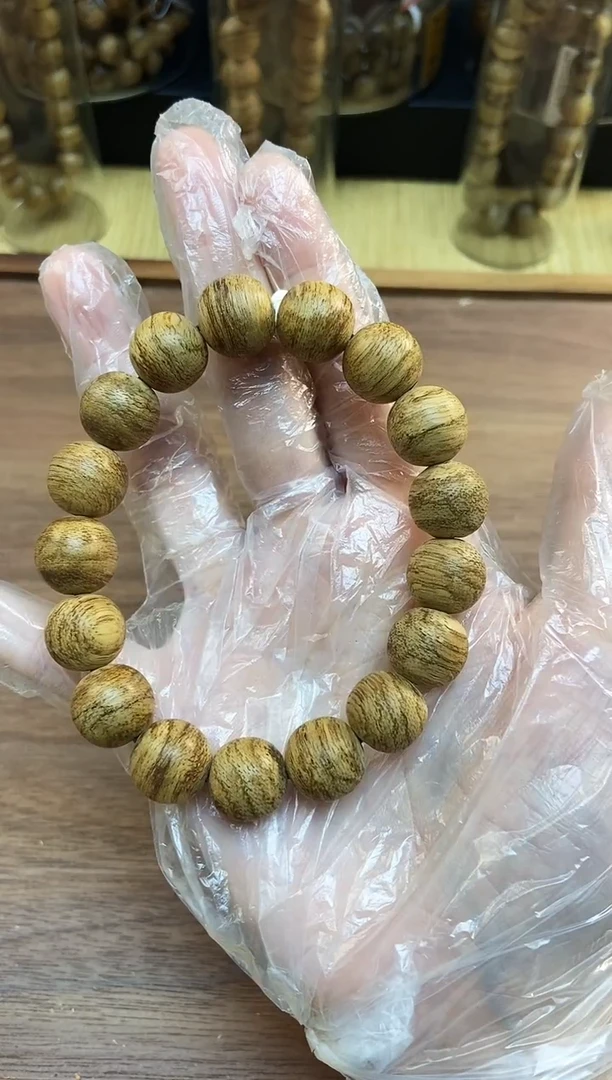 沉香手串卓CL3968-2东马土沉天然野多样性发一