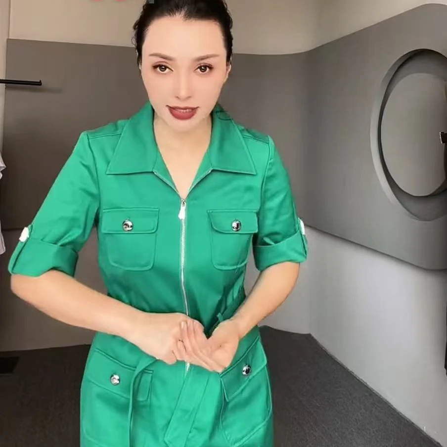 赫本风显瘦时尚连衣裙气质