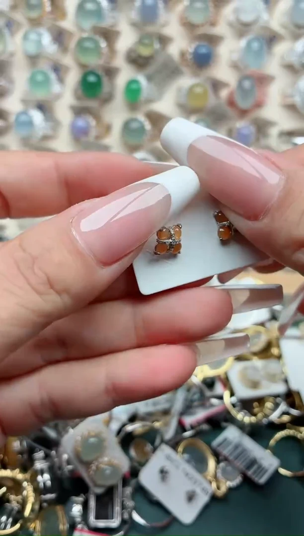 吊坠(不含链)银S925镶嵌翡翠.