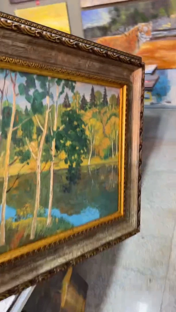 俄美协画家原创油画25*30