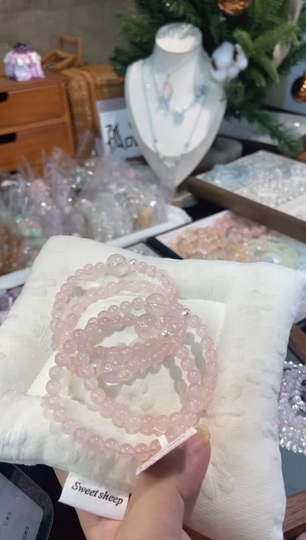 未镶嵌手串水晶孤品捡漏均匀瑕疵介意勿拍