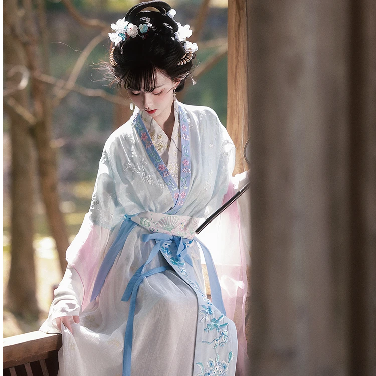 黛玉第二版华姿仪赏2025年原创汉服古风对襟大袖女装宋制齐腰襦裙
