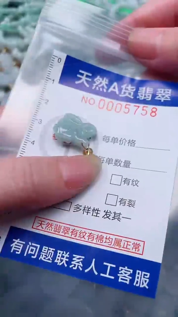 翡翠未镶嵌吊坠(不含链)1