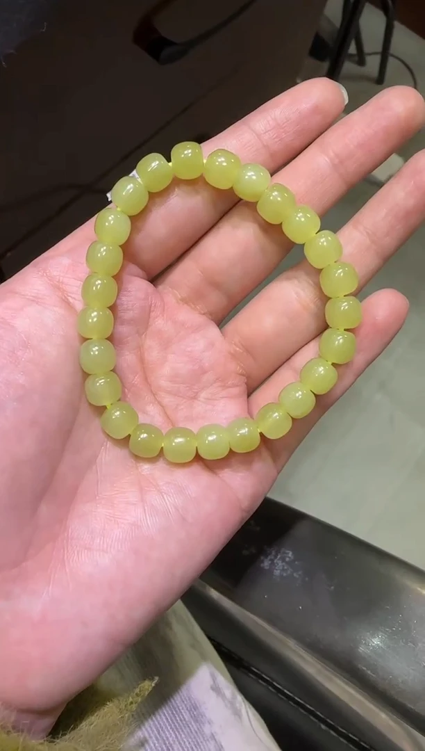 未镶嵌手串和田玉若羌黄口手串 （产地直发）