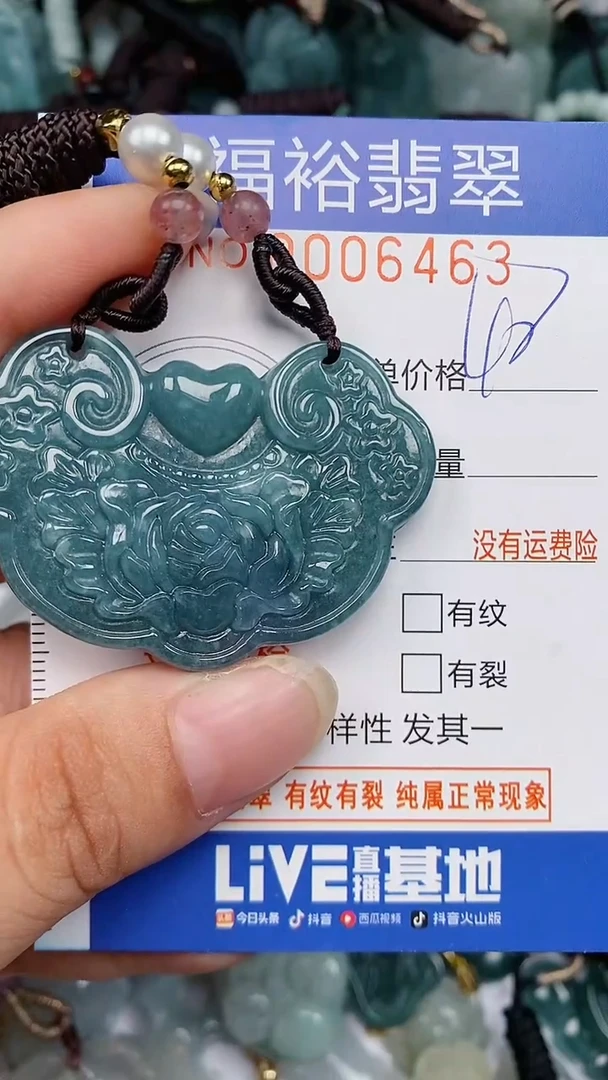 翡翠未镶嵌颈饰...0006463