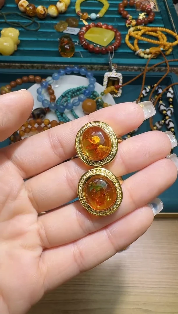 未镶嵌琥珀戒指桐*儿多样性发一件 786