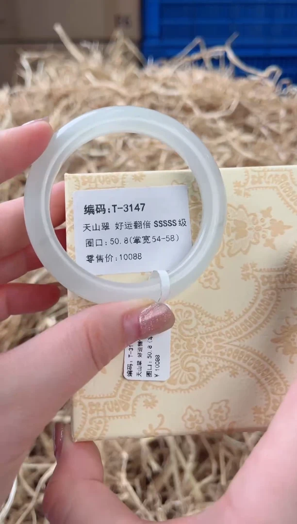 未镶嵌手镯石英质玉T-3147