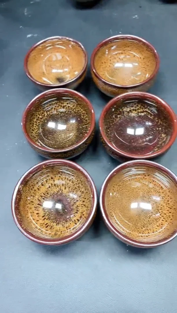 茶盏76六只 微瑕