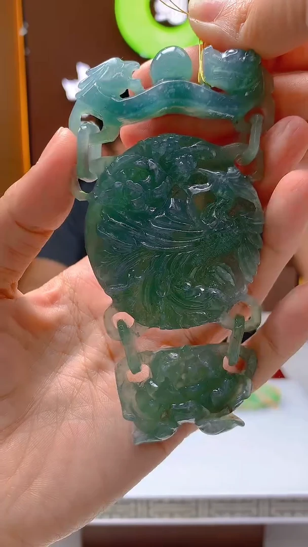 定制翡翠未镶嵌花***.闪购毛货链接ZS0