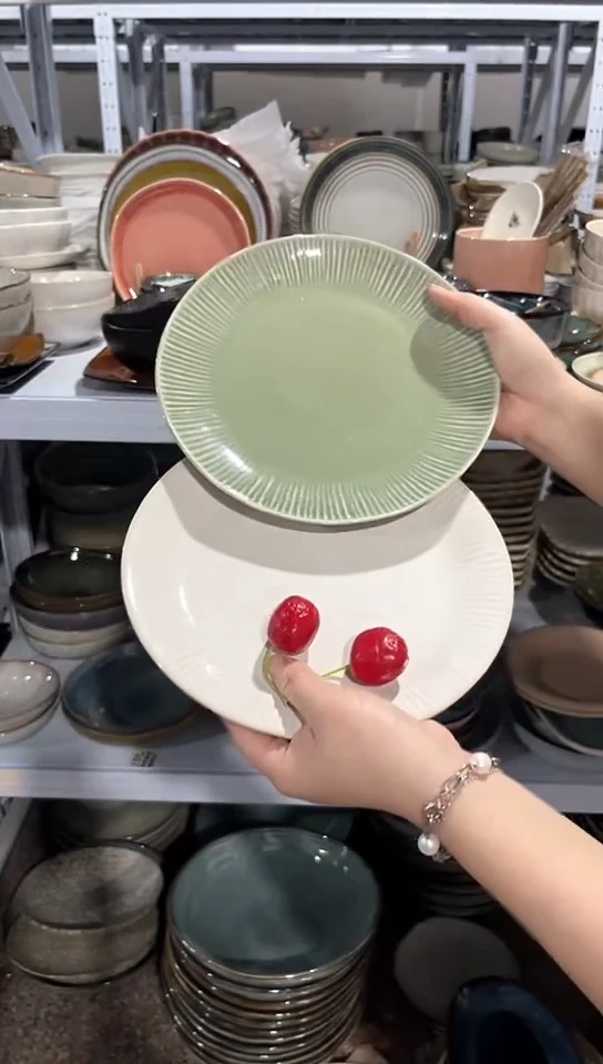 【闪购商品】瓷片外贸尾货瑕疵满20包邮X2 小盘组合