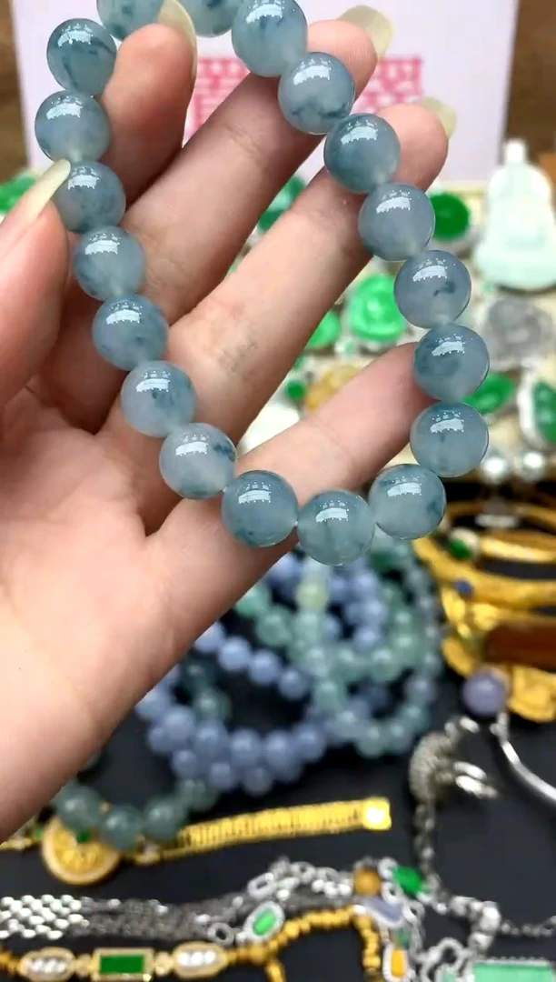 未镶嵌手串翡翠367-中国好珍宝