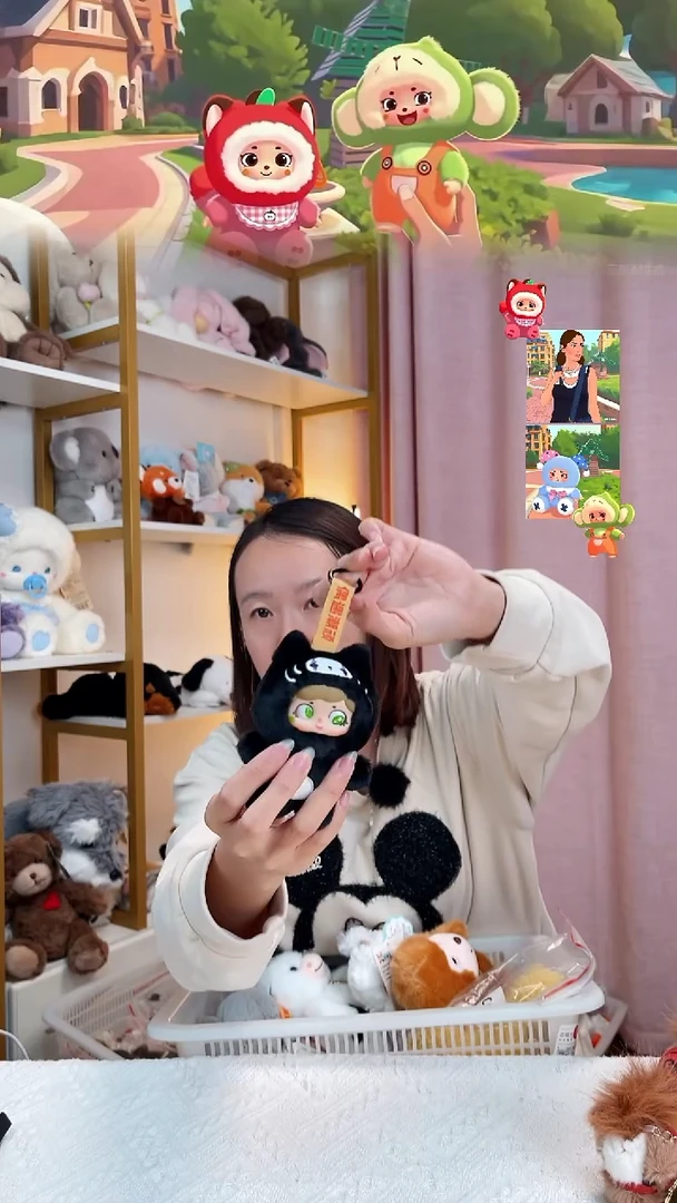 毛绒mini搪胶娃娃无脸男