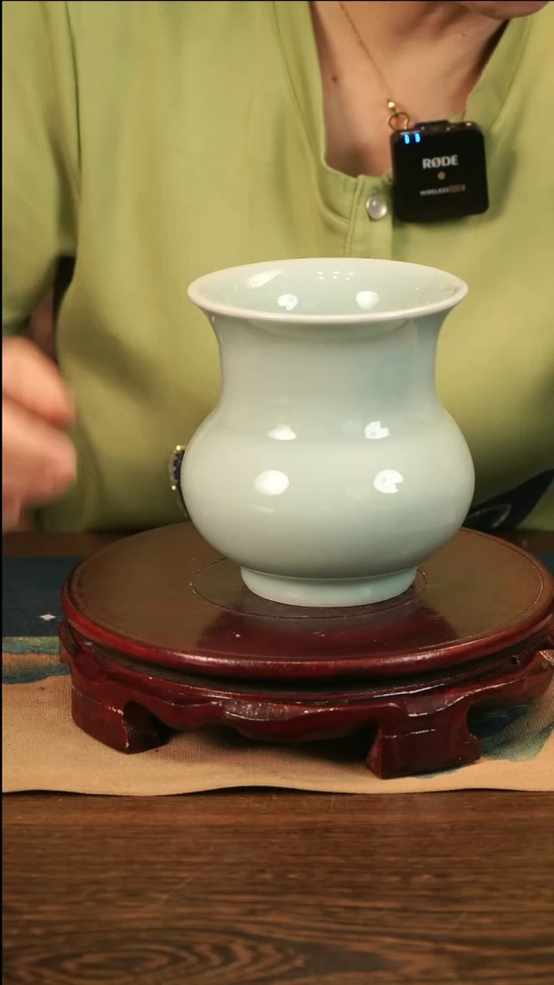 纯手工 粉青 水盂