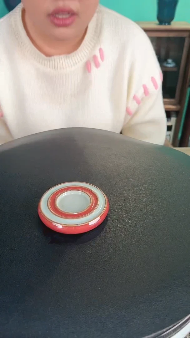 【闪购商品】杯一品德窑单色釉霁红盖置