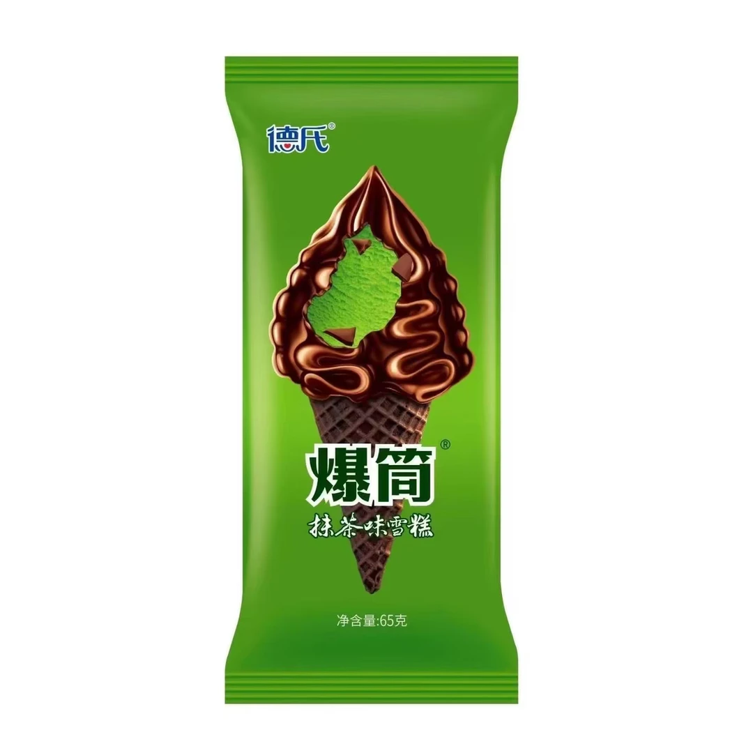 德氏爆筒抹茶味雪糕冰淇淋