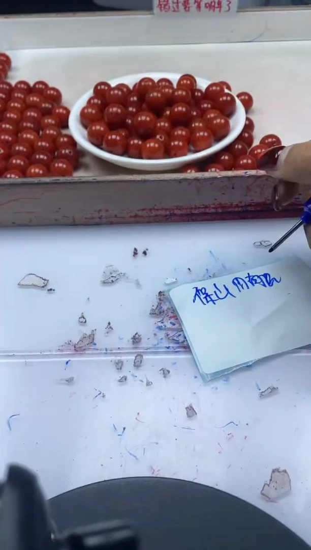 【闪购商品】南红玛瑙颈饰未镶嵌w2351满肉南红14mm*5颗