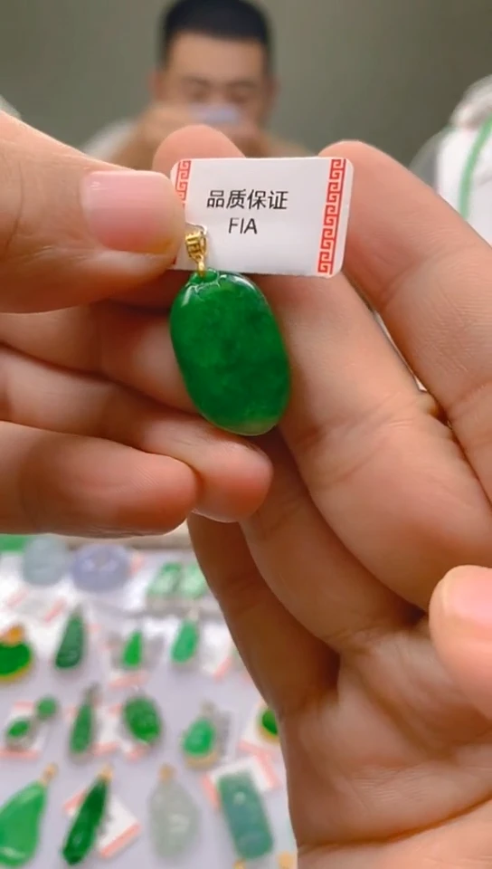 【闪购商品】翡翠颈饰18K金镶嵌新号开播，全场乱卖