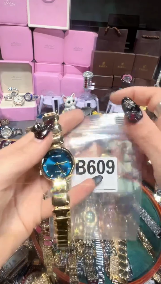 石英机芯不锈钢不锈钢直播定闪专用