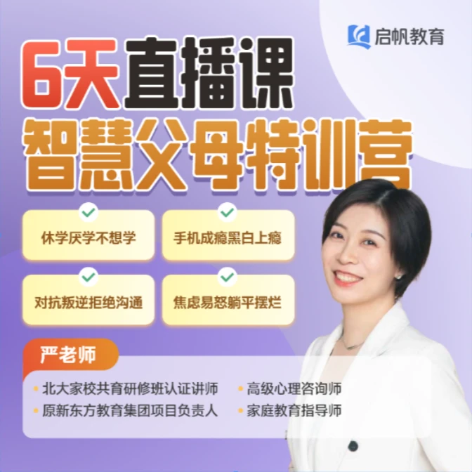六天解决孩子厌学叛逆，沉迷手机，不爱沟通，亲子关系差等问题-Lwj