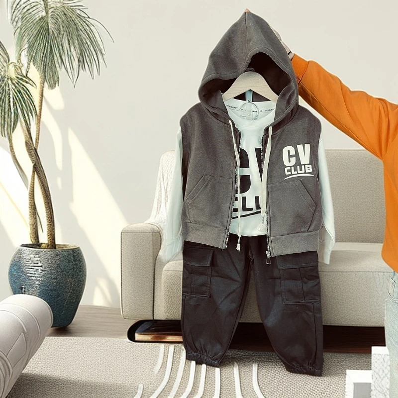 2025春季男新款运动三件套