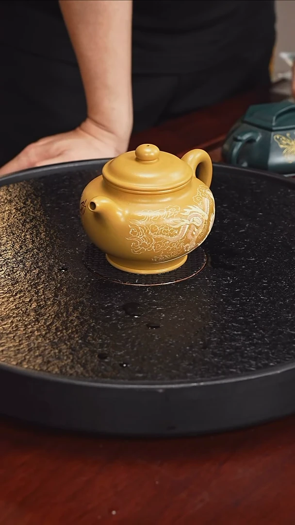 茶壶紫砂吴顺华 掇只67 芒果泥 330毫升