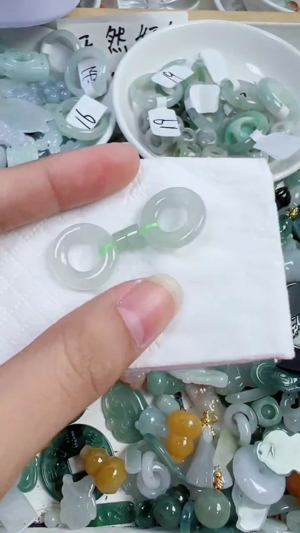 散珠翡翠363号链接，A货翡翠